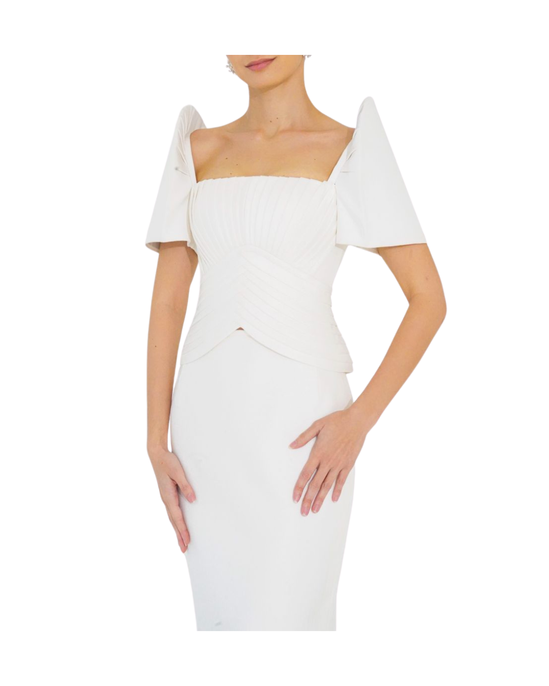 White Filipiniana Set