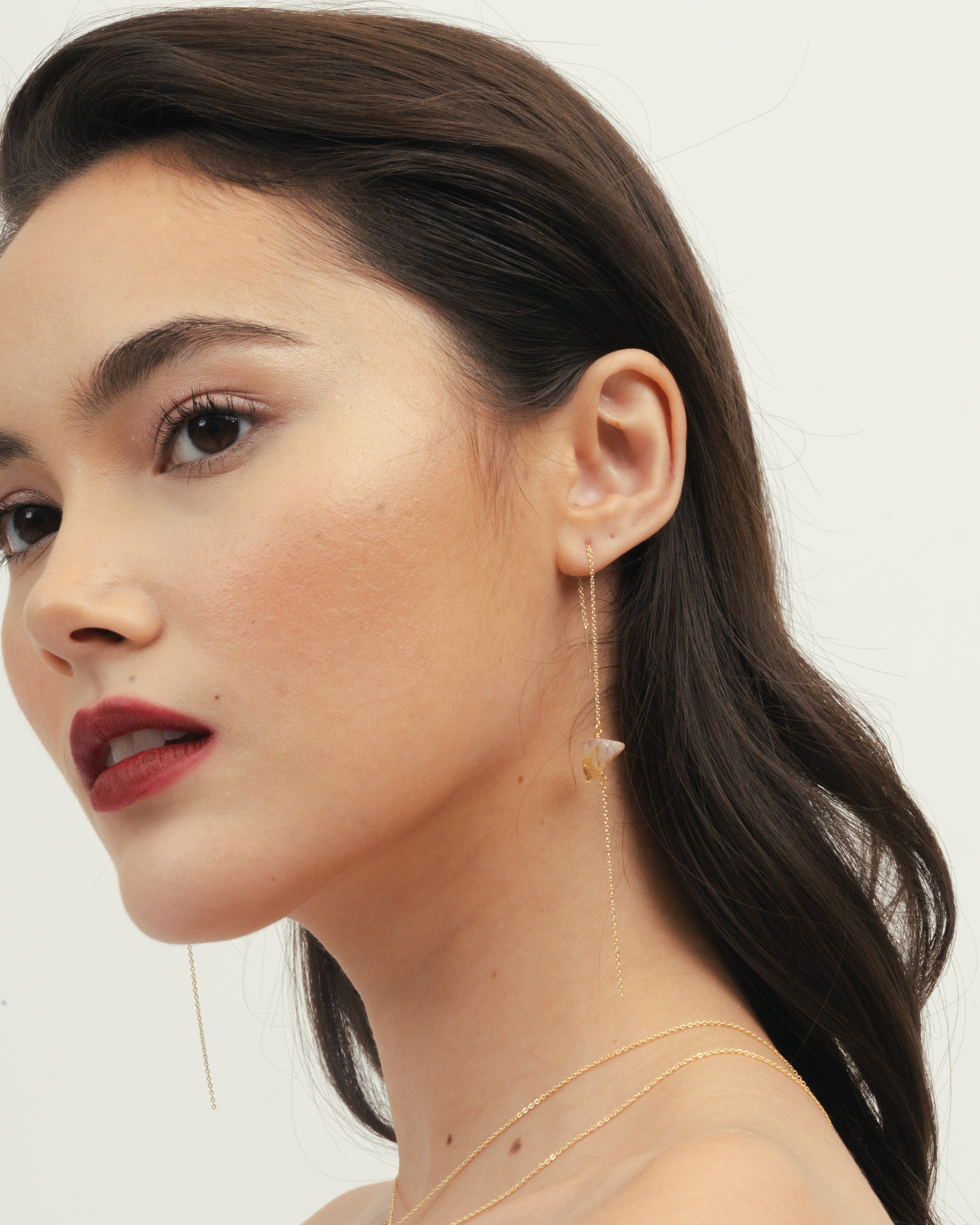 Aurelia Earrings in Citrine