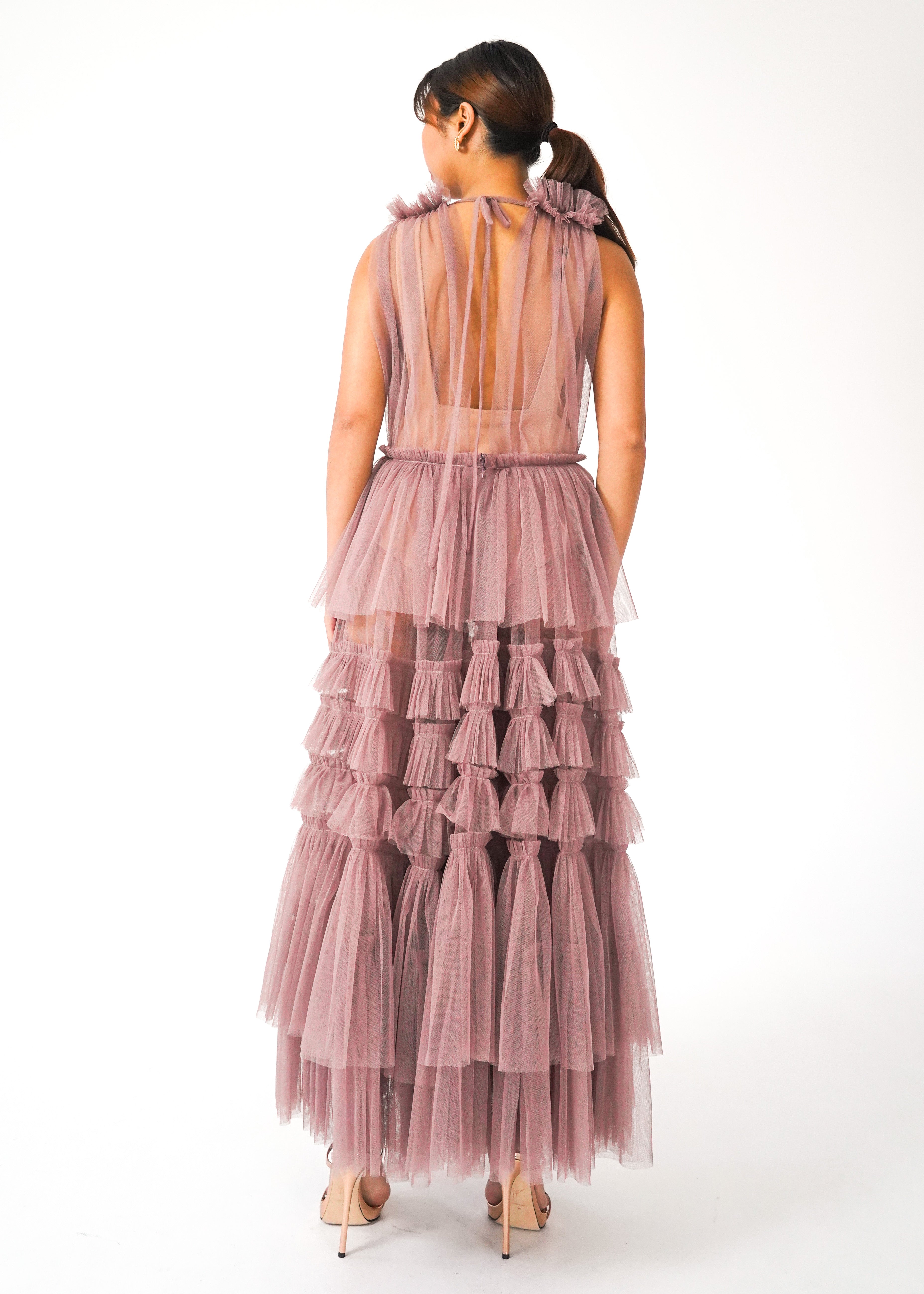 Mauve Tulle Dress