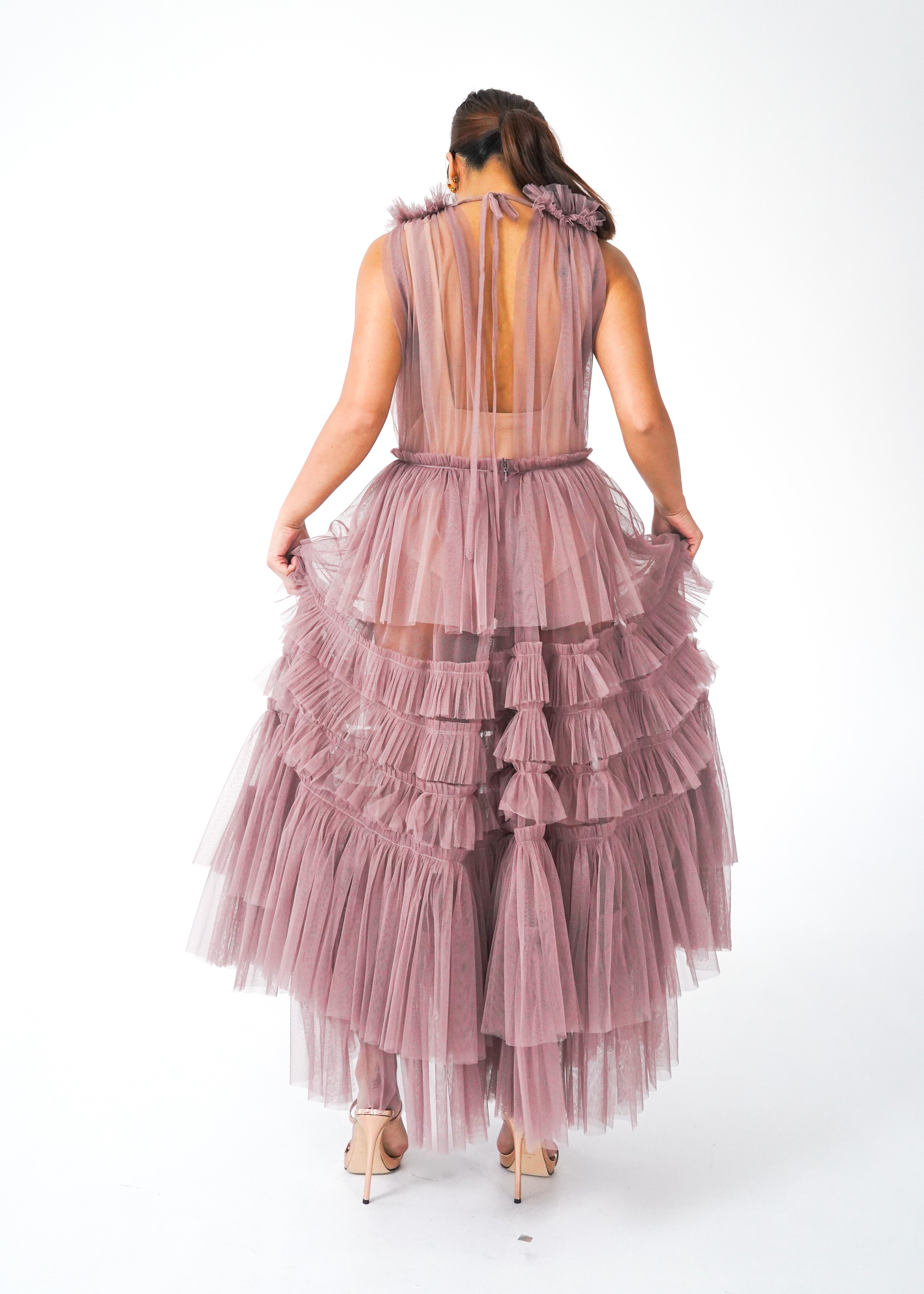 Mauve Tulle Dress