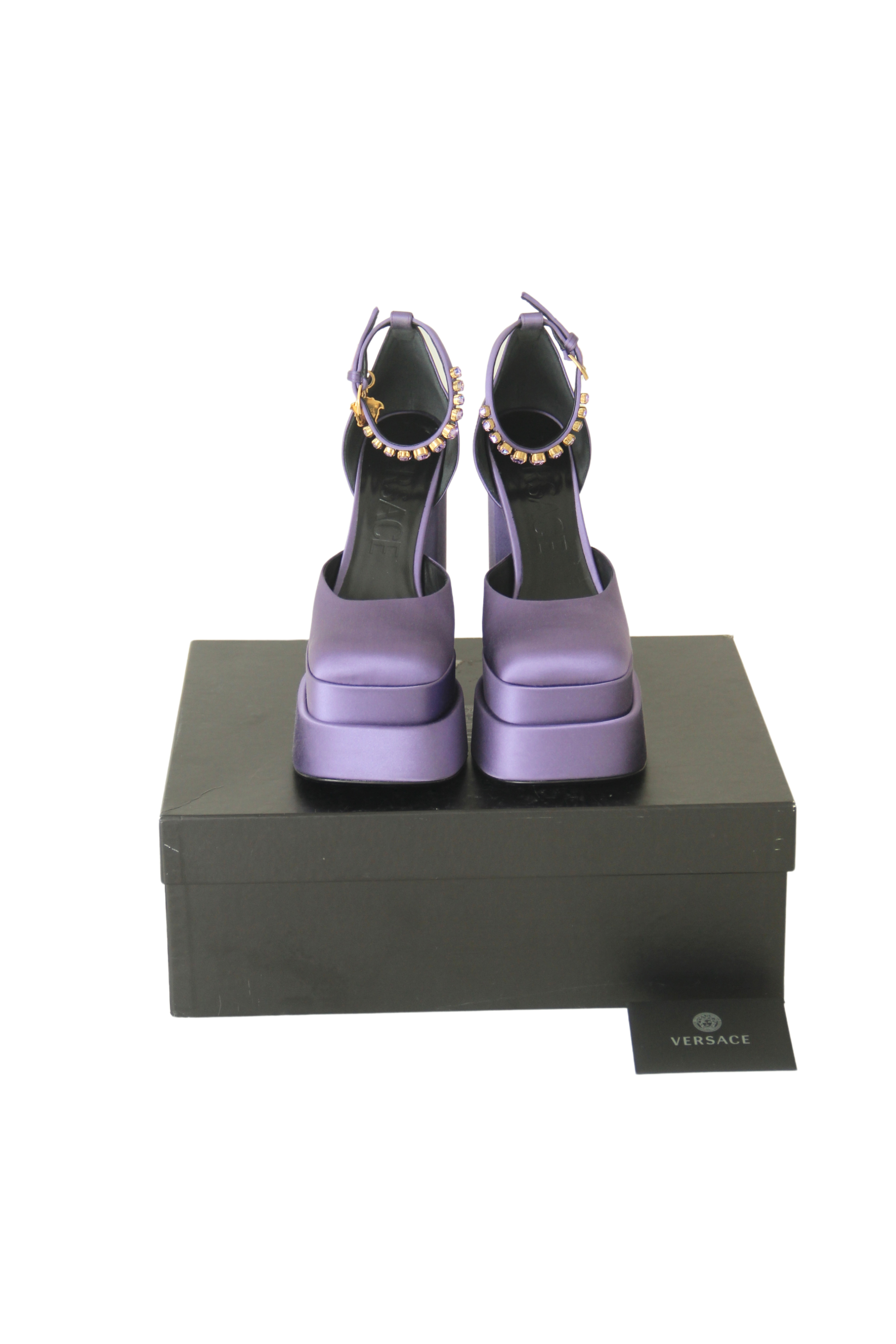 Purple Platform Mary Janes