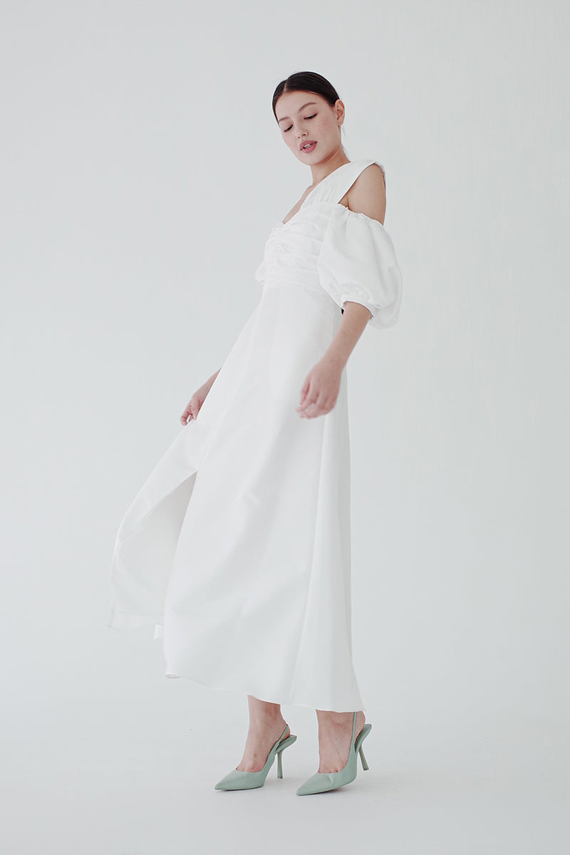 White Off Shoulder Dress