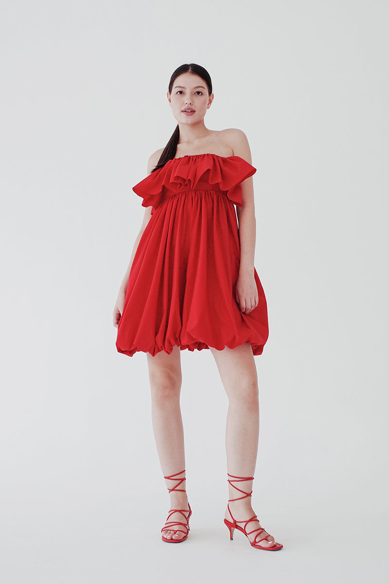Red Bubble Dress