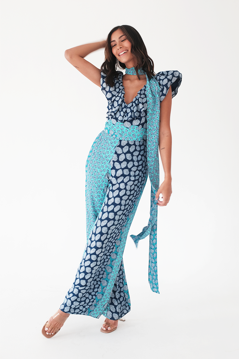 Two Piece Ocean Pants Set