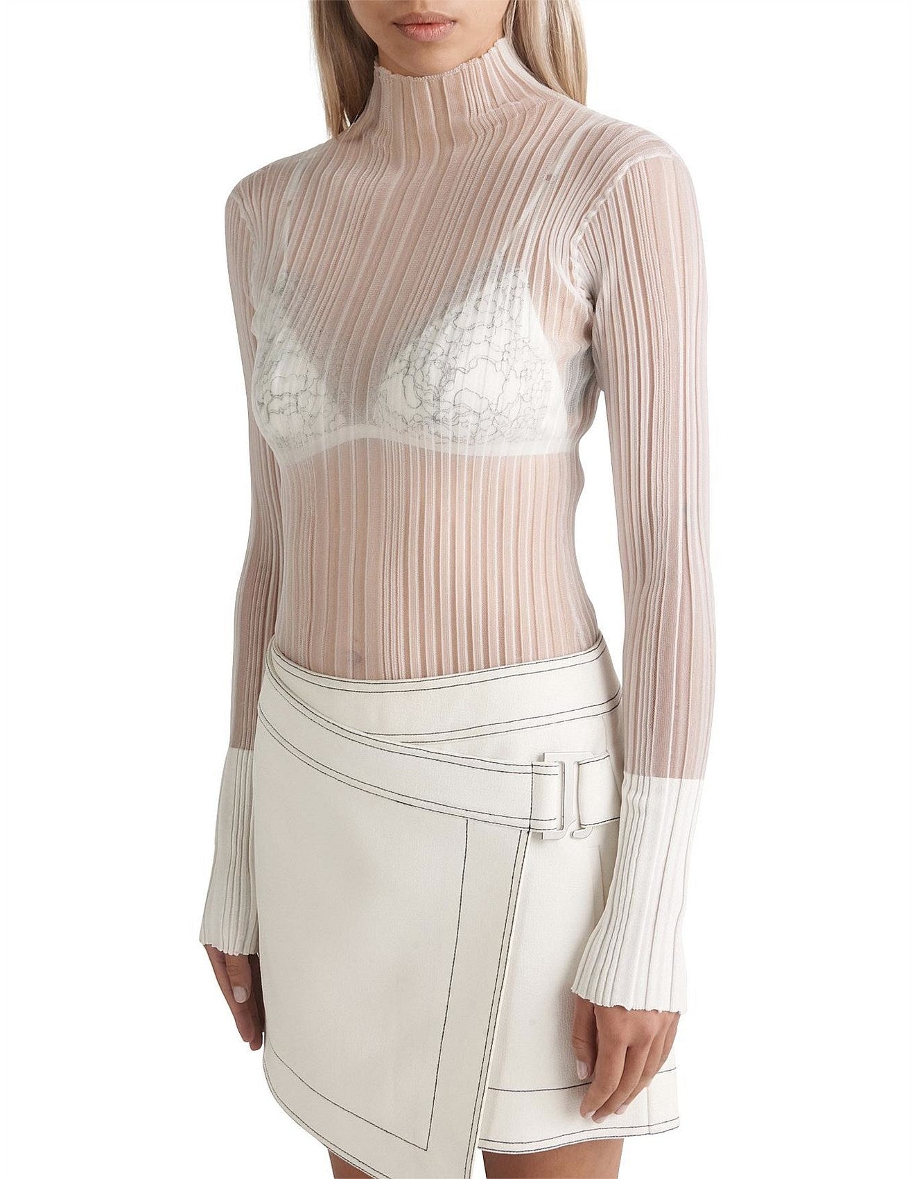 White Sheer Top