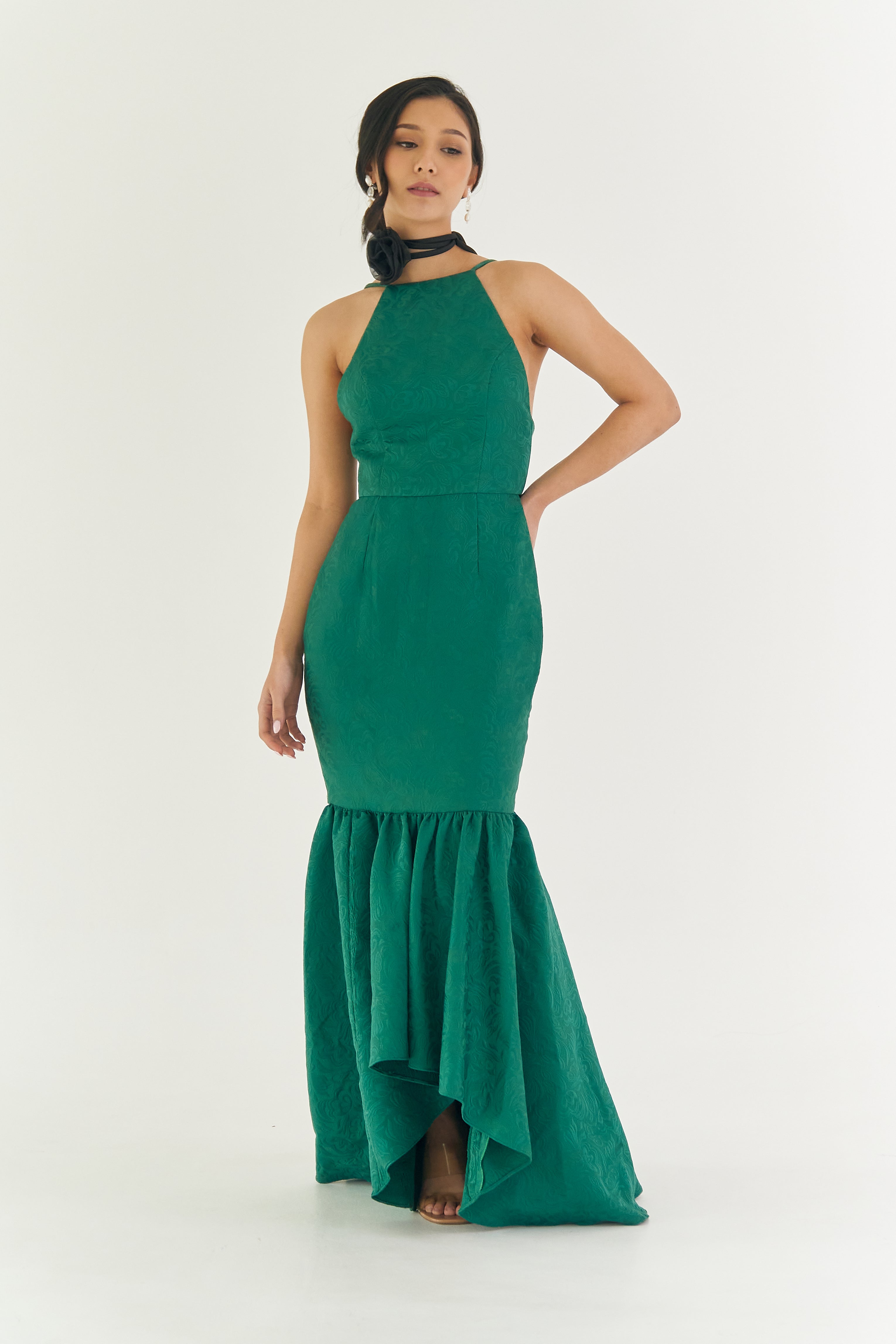 Green Mermaid Gown