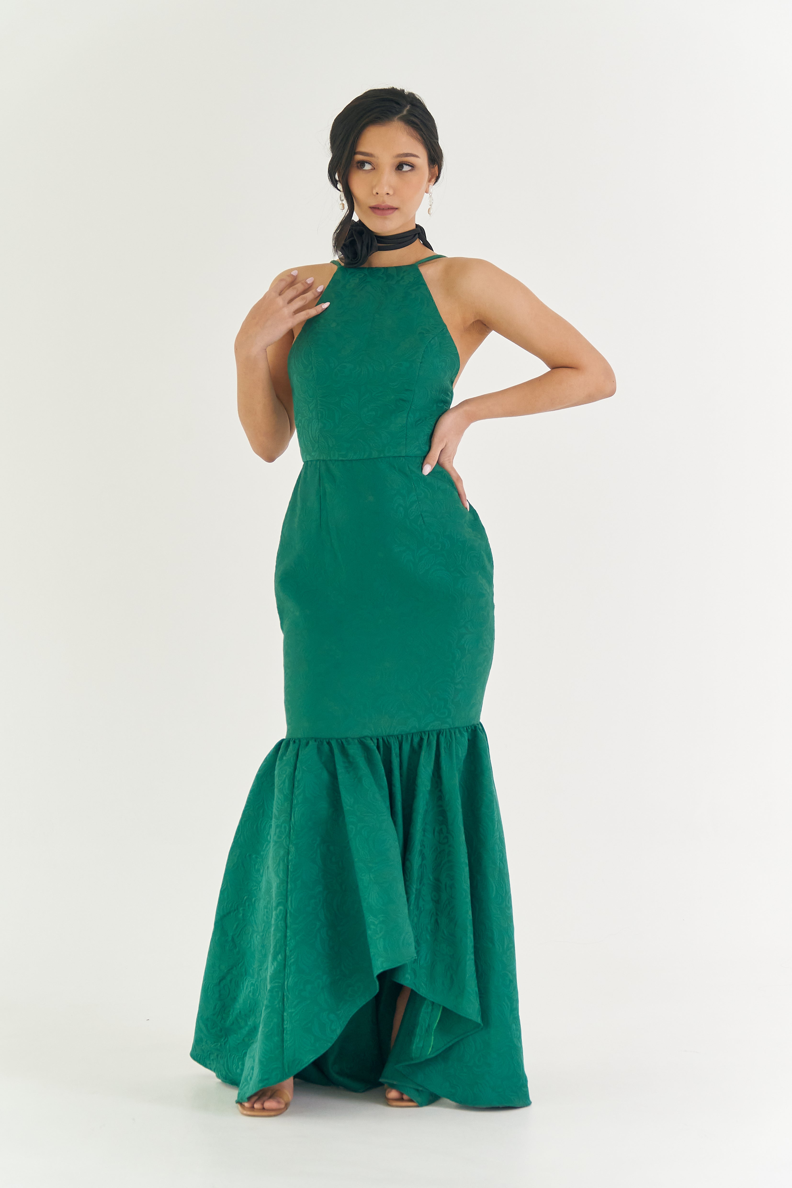 Green Mermaid Gown