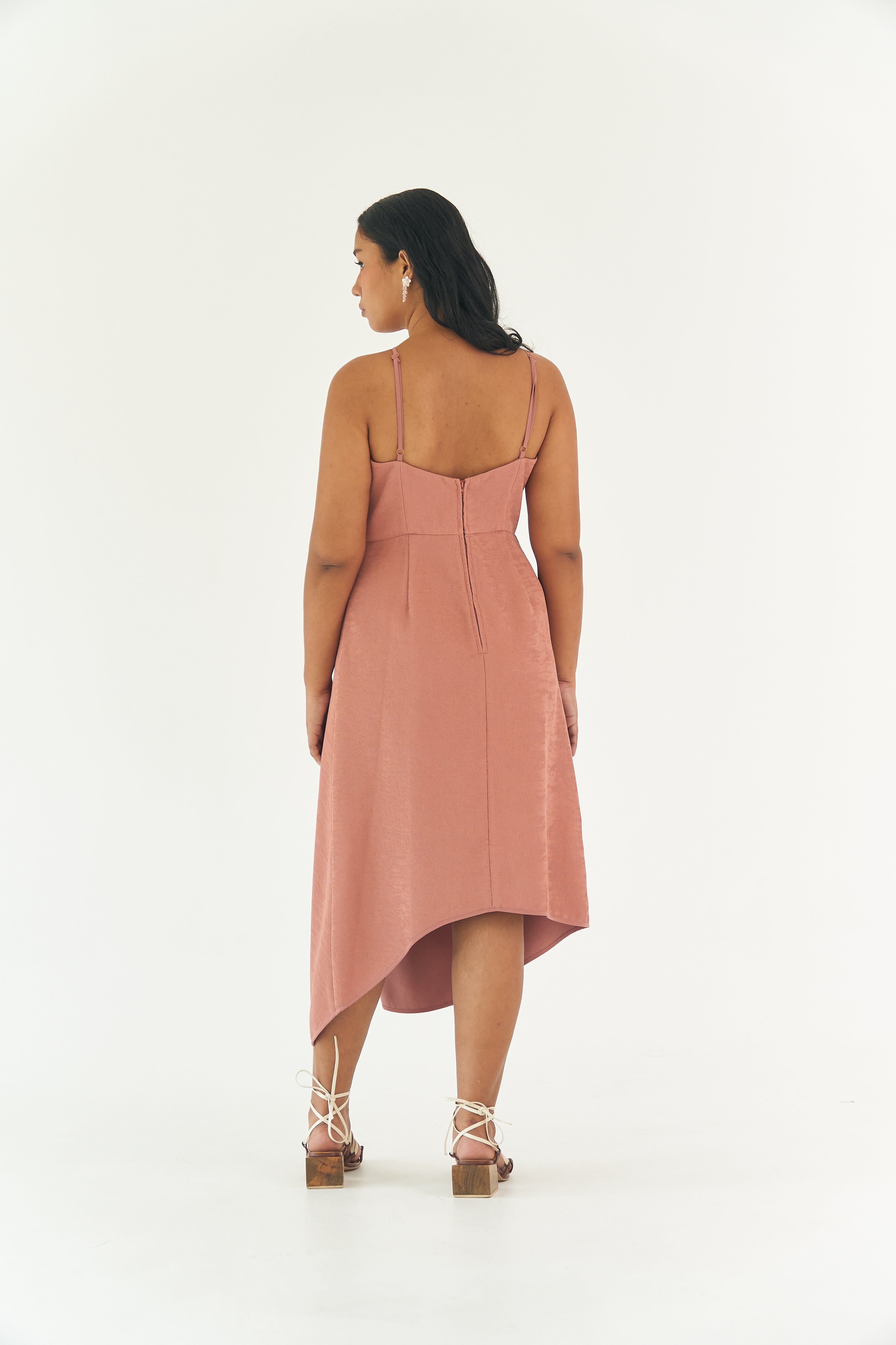 Old Rose Midi Dress