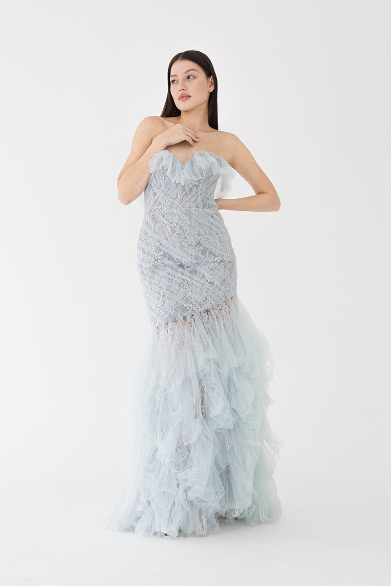 Tulle Tiered Gown