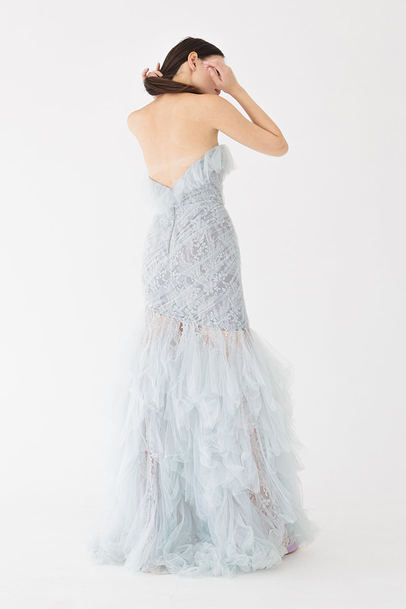 Tulle Tiered Gown