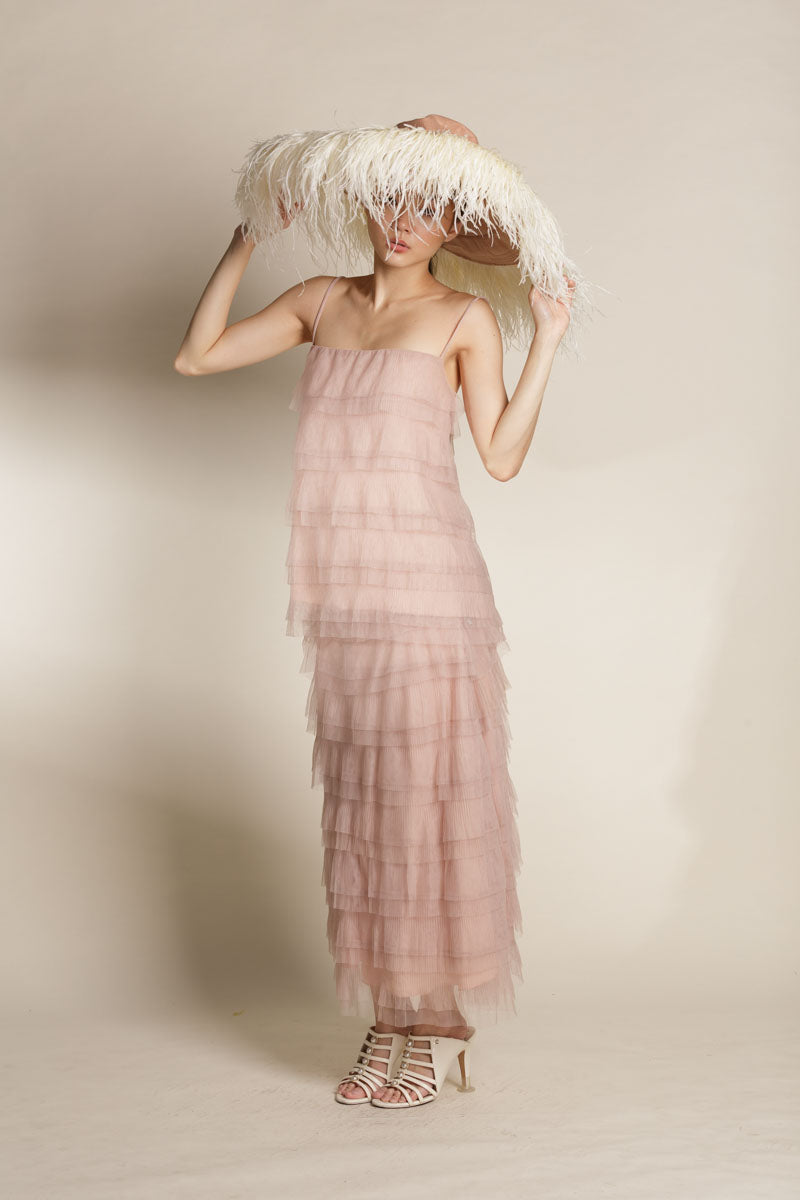 Blush Pink Tiered Tulle Set