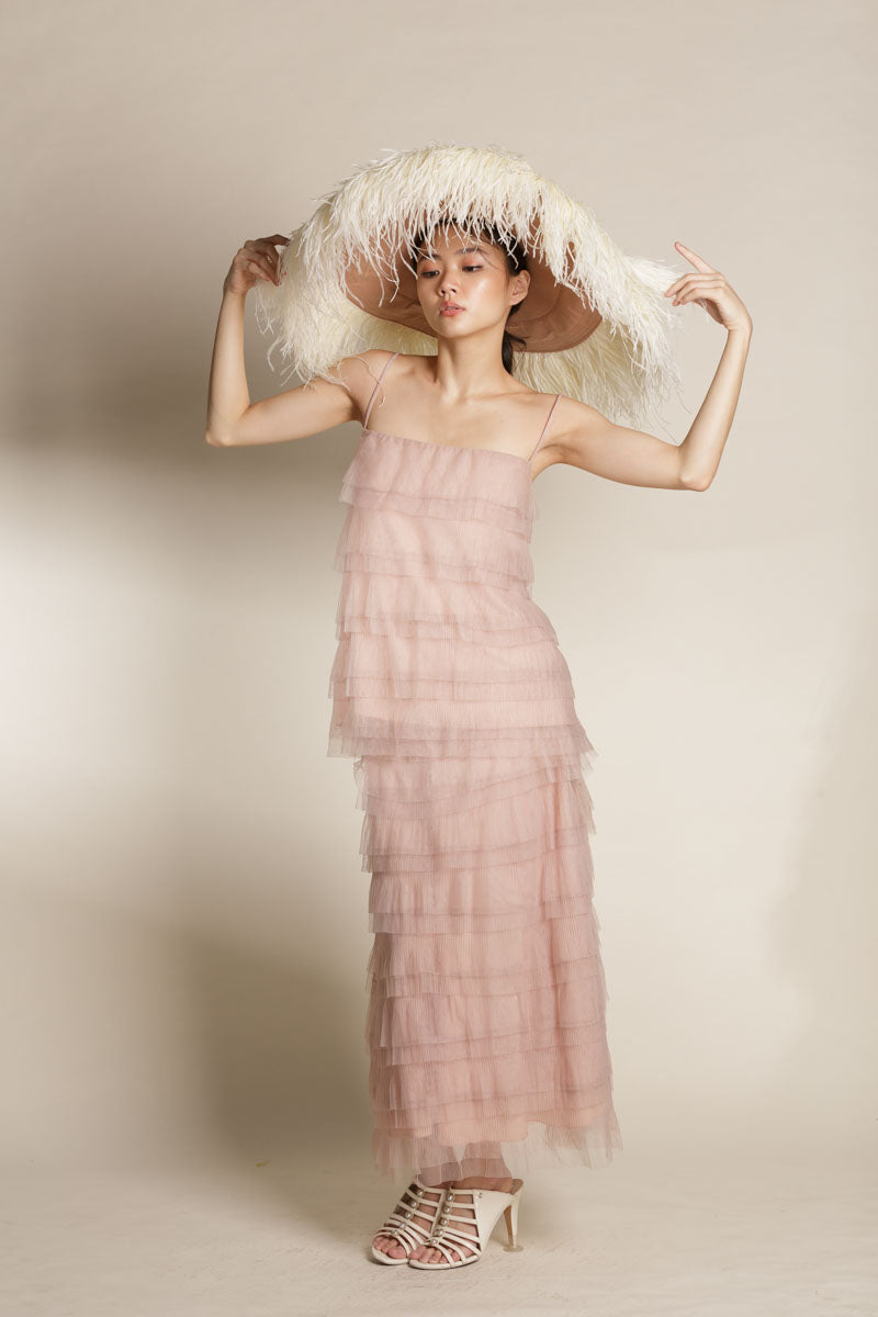 Blush Pink Tiered Tulle Set