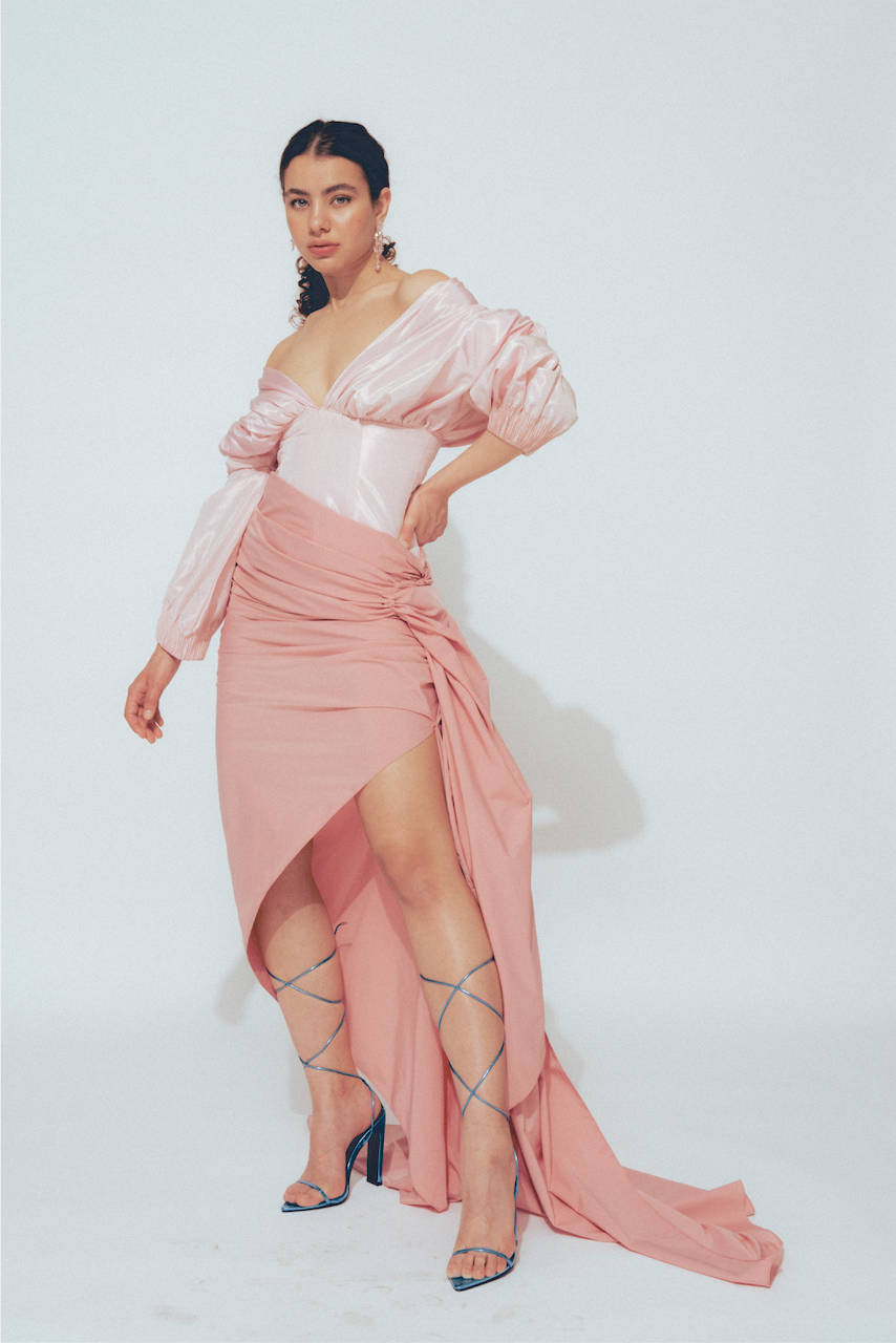 Pink Taffeta Skirt or Dress