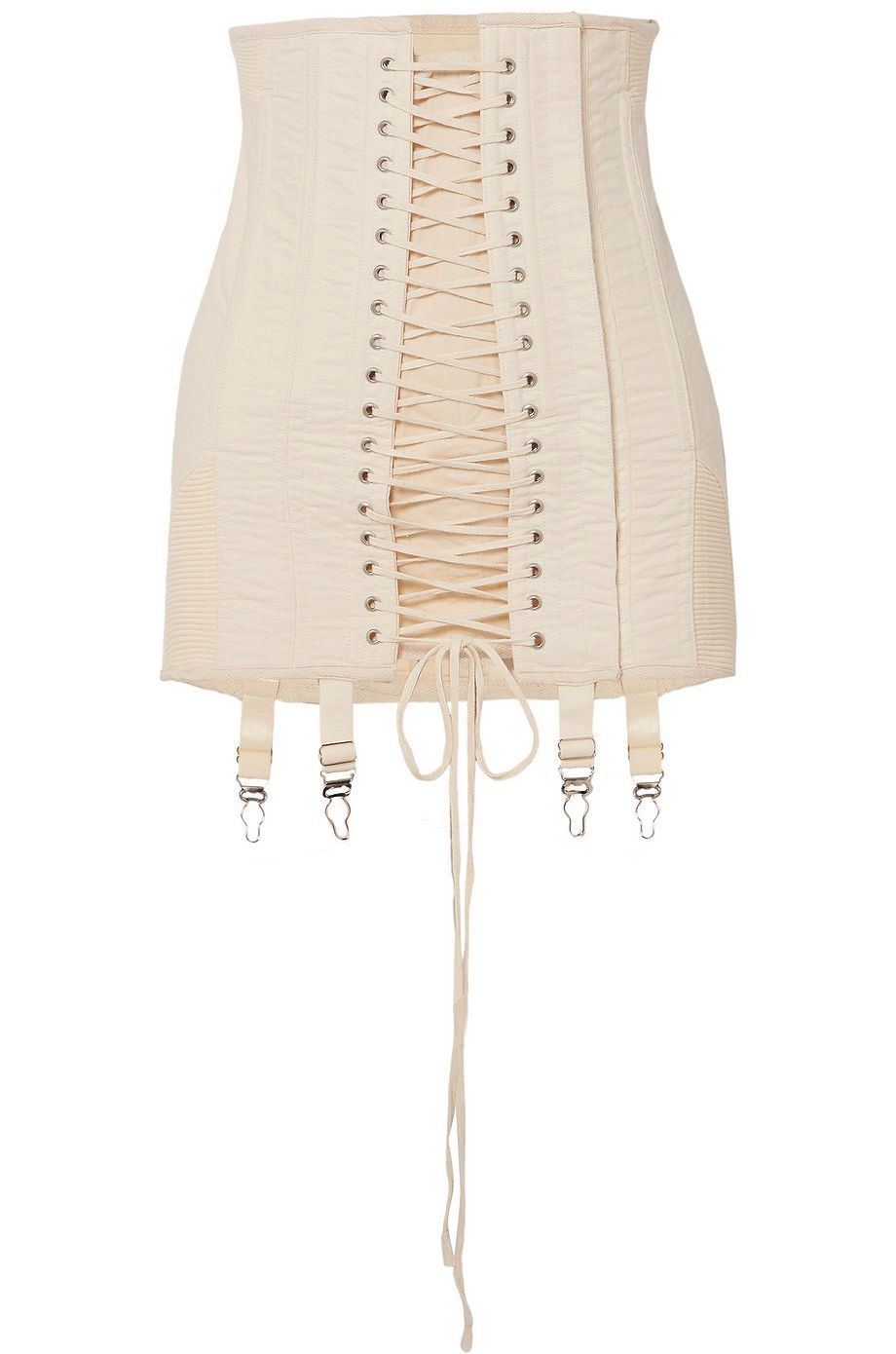 Lace-up Corset Style Mini Skirt
